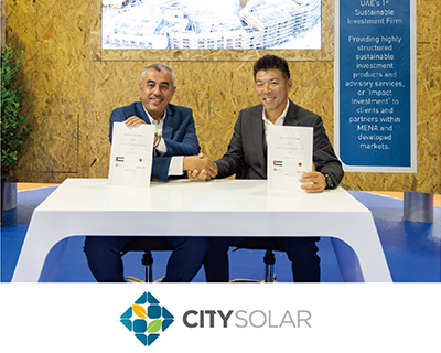October, 2018 Signed MOU with City Solar